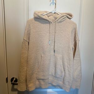 Cupcakes & Cashmere Cream Textured Hoodie